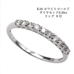 Jewel closet by L&Co】K10ハーフエタニティリング/0.1 - メルカリ