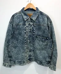 BEAMS HEART GMS GMS ペイント デニム ジャケット ワイド ウォッシュ加工 ストレッチ インディゴブルービームス ハート■S0417のサムネイル