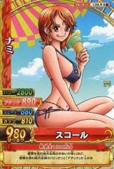 希少ホロ仕様】ワンピーベリーマッチ スコール 水着 ナミ W R レア
