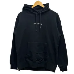 カンゴール KANGOL パーカー フーディー フード 刺繍 長袖 M 黒 ブラックのサムネイル