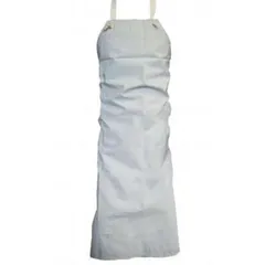 喜多 ビニール胸付前掛 レギュラー(ウエスト90×着丈110cm) ホワイト No2230
