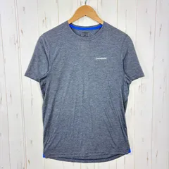 ✉️Men's S ネイビー系 2015 Patagonia ( パタゴニア ) ショートスリーブ ナイン トレイルズ シャツ S/S Nine Trails Shirt ポリエステル ウェア トップス インナー シャツ ショートスリーブTシ