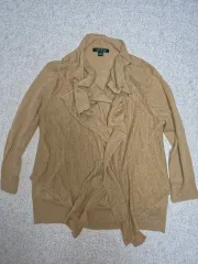 ポロラルフローレン ベージュ色 カーディガン