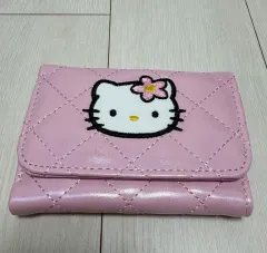 ハローキティ キルト 3段 リングウォレット 正規品 未使用