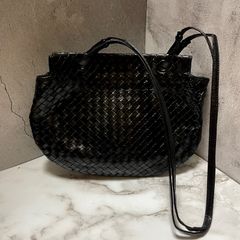 D020/BOTTEGA ショルダーバッグ 黒 245354 V0016 | Mercari