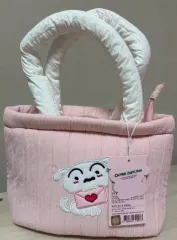 クレヨンしんちゃん シロ キルティングバッグ ピンク