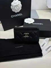 シャネル キャビア ジッパー カードウォレット