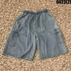 デニム カーゴ ハーフパンツ 5分 ウエスト 31