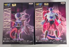 ドラゴンボール　組立式DXソフビフィギュア　フリーザ　第一形態　第二形態　2種セット
