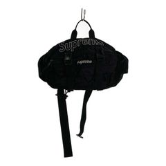SUPREME シュプリーム 19FW Waist Bag ウエストバッグ ブラック - メルカリ