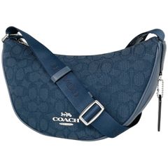 COACH 2way shoulder bag Half Moon denim - メルカリ