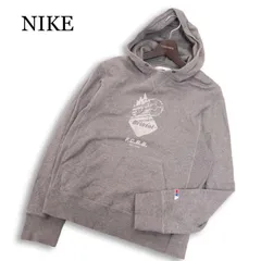 F.C.R.B. エフシーアールビー ナイキ ソフネット Bristol 秋冬 プリント★ 裏起毛 スウェット パーカー Sz.S　メンズ グレー