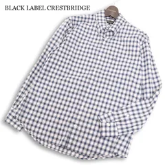 BLACK LABEL CRESTBRIDGE ブラックレーベル クレストブリッジ 通年★ 長袖 チェック柄 ボタンダウン シャツ Sz.LL メンズ
