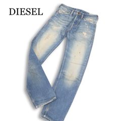 近年モデル】DIESEL D-EETAR 茶革タグ ホワイトジーンズ 白 - メルカリ