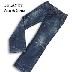 DELAY by Win & Sons ウィンアンドサンズ 通年 ダメージ加工★ ブーツカット デニム パンツ ジーンズ Sz.4　メンズ 日本製のサムネイル