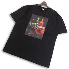 26SS TOKYO FM × 신세기 에반게리온 [FM EVA 30.0] 초호기 반소매 오리지널 T 셔츠 Sz.XL 남성 블랙