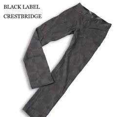 BLACK LABEL CRESTBRIDGE ブラックレーベル クレストブリッジ 通年★ ストレッチ チェック柄 パンツ Sz.79 メンズ