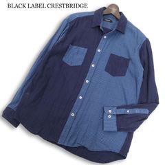 極美品】ブラックレーベル クレストブリッジ 高級ビッグチェック長袖