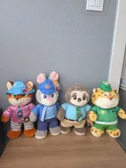 正規品)ズートピア2 中～大型ぬいぐるみ 4種セット まとめ 新品