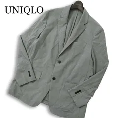 24SS★ UNIQLO ユニクロ 通年★ 【感動ジャケット/チドリ】 アンコン テーラード ジャケット 大きいサイズ Sz.XL メンズ