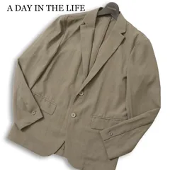 A DAY IN THE LIFE ユナイテッドアローズ 春夏★ メランジ テーラードジャケット マシンウォッシャブル Sz.M メンズ