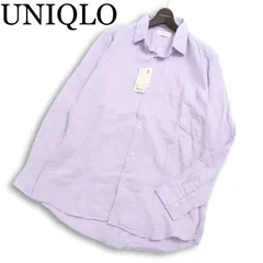 【新品 未使用】 UNIQLO ユニクロ 春夏★ 【プレミアムリネンシャツ】麻 リネン100％ 長袖 BD 大きいサイズ Sz.XL メンズ