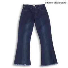 Citizens of humanity シチズンズオブヒューマニティー Kaya★ カットオフ フレア デニム パンツ USA製 Sz.25 レディースのサムネイル
