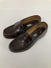 HARUTA ハルタ ローファー 24 1/2 EEE ブラウン レザー・本革 無地 ～3cm コインローファー