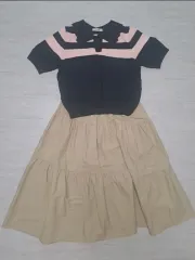 ローズベイst サマーニット ティアードスカート