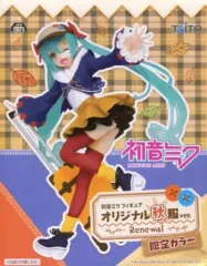 【中古】フィギュア 初音ミク 「キャラクター・ボーカル・シリーズ 01 初音ミク」 オリジナル秋服ver. Renewal 店舗限定
