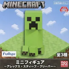 【中古】フィギュア クリーパー 「MINECRAFT -マインクラフト-」 ミニフィギュア～アレックス・スティーブ・クリーパー～