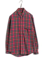 90s ラルフローレン ジーンズ デニム 長袖 ウエスタン シャツ レディース L 古着 オールド ポロ ヴィンテージ モデル コットン 長袖シャツ Ralph Lauren - 90s ラルフローレン ジーンズ デニム 長袖 ウエスタン