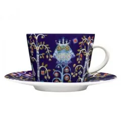 （A） Iittala タイカ ティーカップ＆ソーサー ブルー 1075821