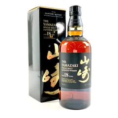 【東京都内限定お届け】 サントリー SUNTORY 山崎 18年 シングルモルト ジャパニーズ 700ml 国産ウイスキー 【古酒】のサムネイル