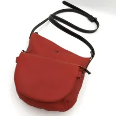 【美品】キタムラ2 ショルダーバッグ レザー 赤 レッド  斜め掛け Kitamura 本革