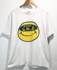 TWO FACE CHOOSE ME SMILEY FACE 手刷りプリント T-SHIRT 両面プリント Tシャツ カットソー ホワイト THREE FACE スリーフェイス ツーフェイス古着 ヴィンテージ SIZE：L■Y0422①のサムネイル