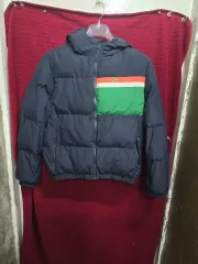 ラコステ カラーブロック フード ダウン アウター /18