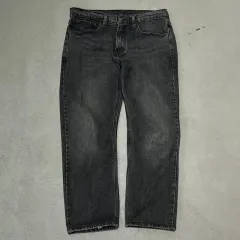 リーバイス 502 ブラックデニムパンツ s10839