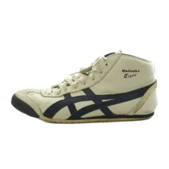 オニツカタイガー Onitsuka Tiger メキシコ ミッド ランナー MEXICO MID RUNNER ハイカット スニーカー シューズ US8.5 26.5cm グレー 紺 ネイビー THL328 /AN47