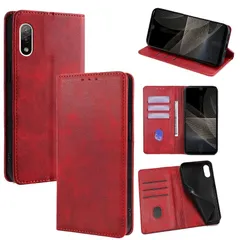 【新品】 Yumena ケース 用の Xperia ACE II ケース 手帳型 に適合する エクスぺリア ACE II カバー 高級PUレザー 財布型 全面保護 カード収納 3枚 横置きスタンド機能 マグネット内蔵 携帯カバー 便利 ハンドメイド 高質感皮革