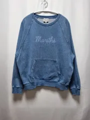 マリテフランソワジルボー ブルー デニム スウェット