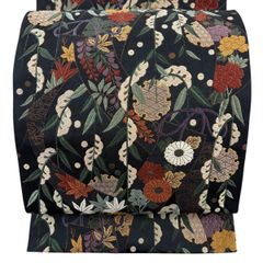 専用帯7009 ●服部織物謹製 オリエント更紗 高級 正絹 六通 袋帯 華文花文 専用帯8259 ○服部織物謹製 オリエンタル更紗 高級 正絹 六通 袋帯