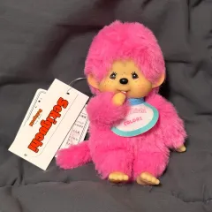 セキグチ モンチッチ ぬいぐるみ ピンク カラー 新品