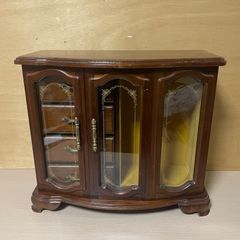Jewelry box storage drawer accessory music box antique style retro hymn to love storage ring necklace interior