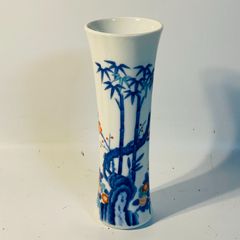 深川製磁 オリエンタルブルー ヌーボー 9号 花生 花瓶 美品 - メルカリ