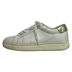 JIMMY CHOO(ジミーチュウ) スニーカー 36 レディース - 白×ゴールド レザー
