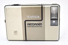 역 있음 대특가 동작 미확인 코니카 Konica RECORDER 레코더 화이트 컴팩트 필름 카메라 L88#7443