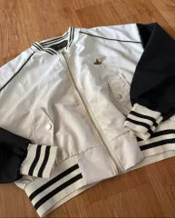 Vivienne Westwood ヴィヴィアン・ウエストウッド ブルゾン ウィンドブレーカー ジャケット 白/ブラックのサムネイル