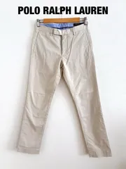 POLO RALPH LAUREN　ポロラルフローレン　スリムストレッチパンツ　【メンズ】Mサイズ　28／30　薄ベージュ　カジュアル　送料込み　6466278のサムネイル