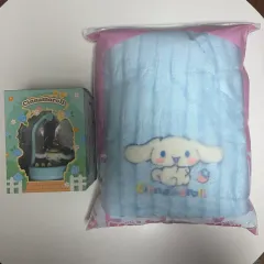 サンリオ正規品 シナモロール フィギュア＋ブランケット